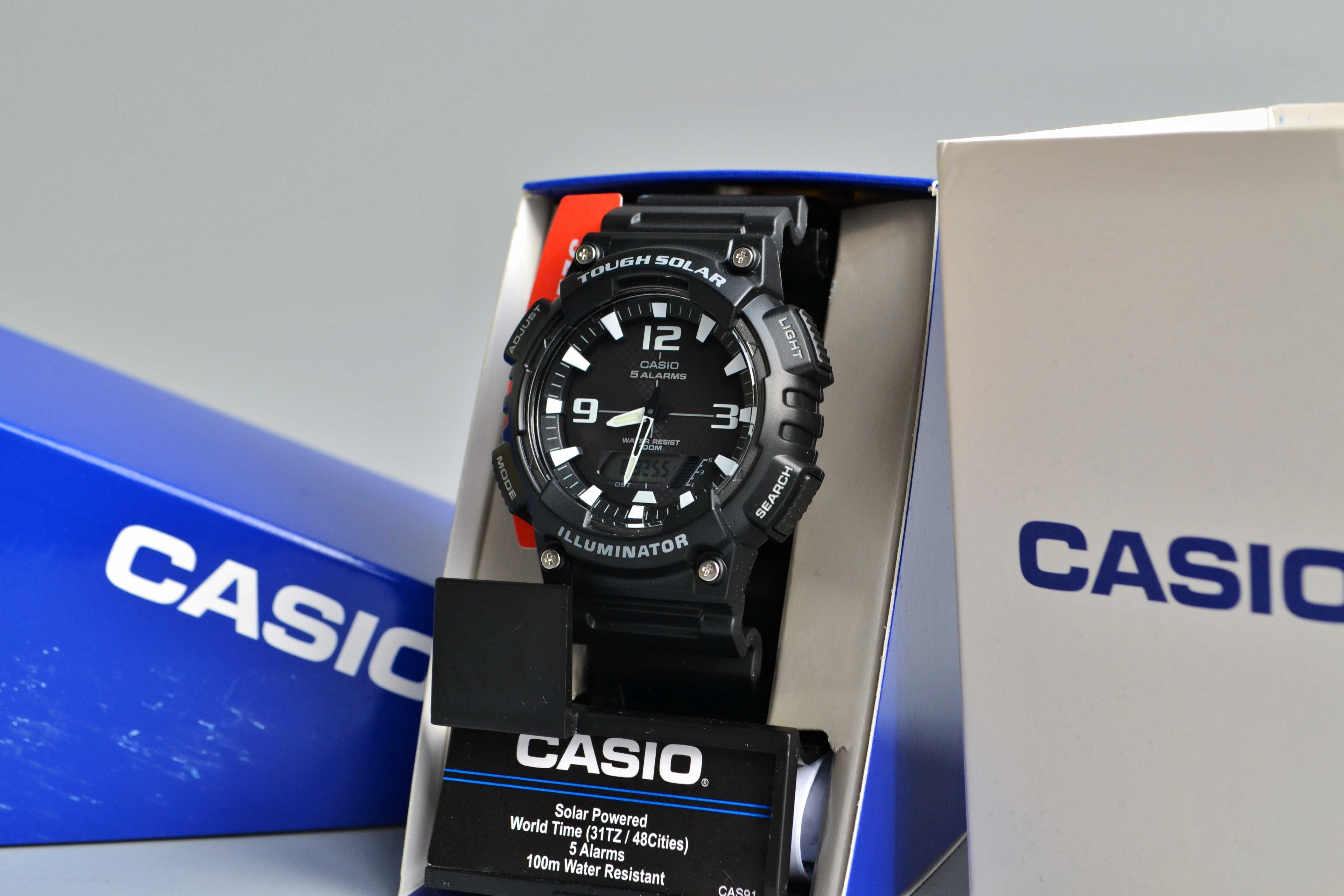Чоловічий спортивний - тактичний годинник Casio Tough Solar