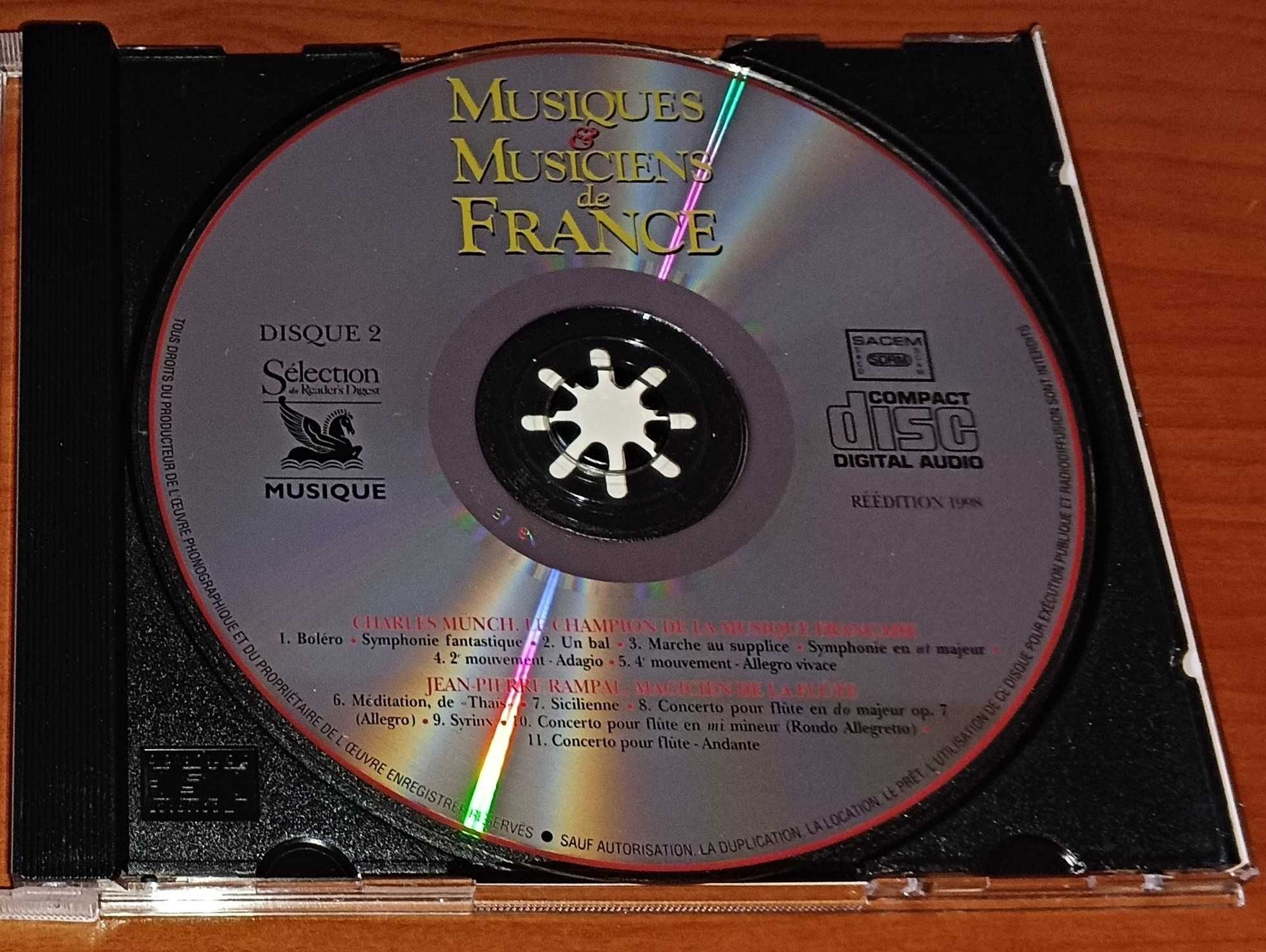 CD Musiques & Musiciens de France: Ravel, Berlioz, Bizet, Massenet...