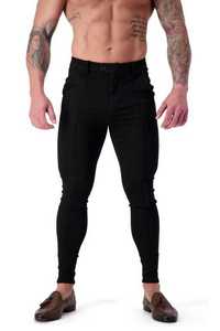 Spodnie męskie muscle fit, mocno skinny fit Adonis gear rozmiar 34
