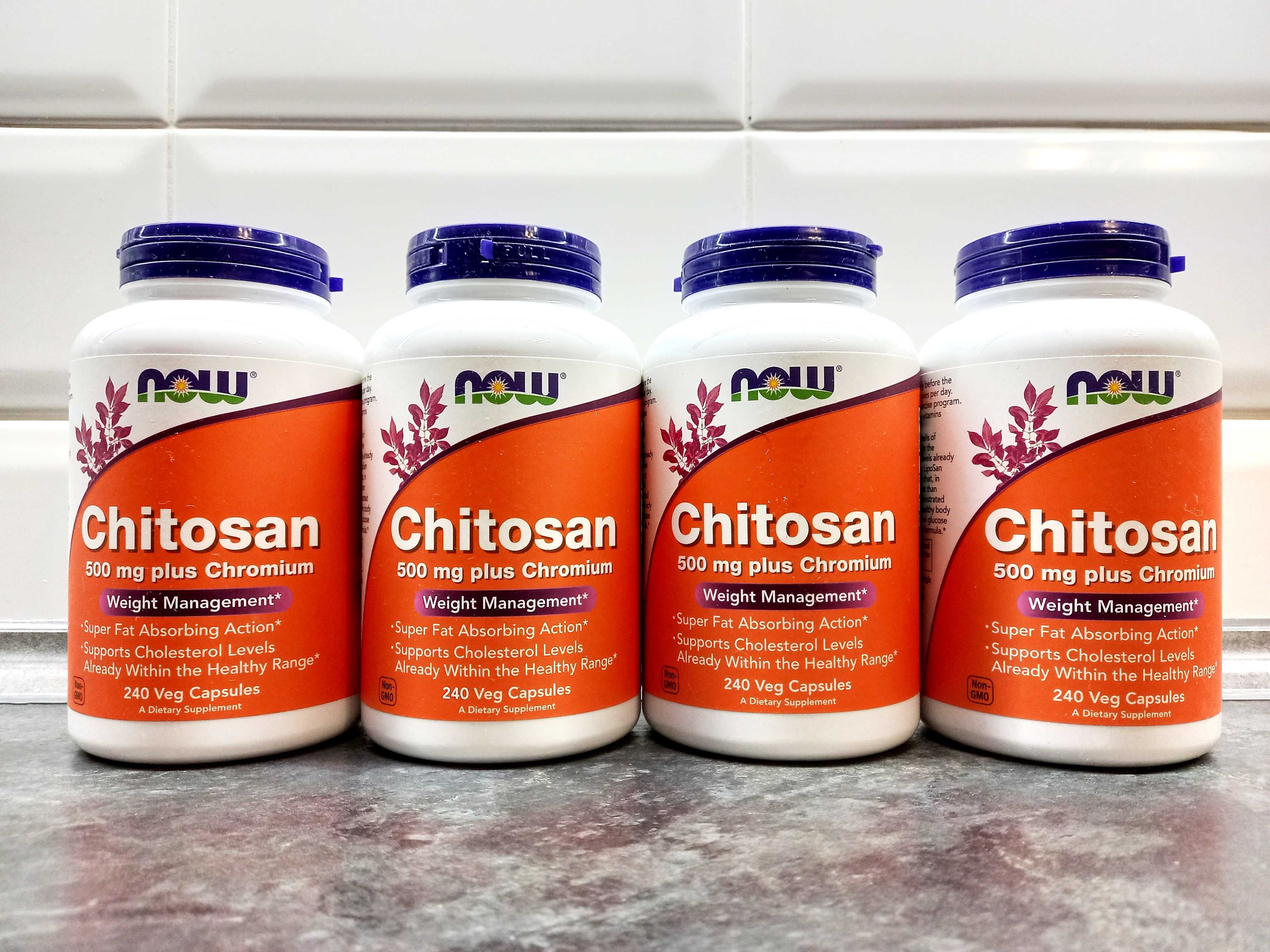 Now Foods, Chitosan plus Chromim (240 капс.), хитозан + хром