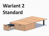 Zabudowa do samochodu camper box łóżko do auta Wariant 2 standard