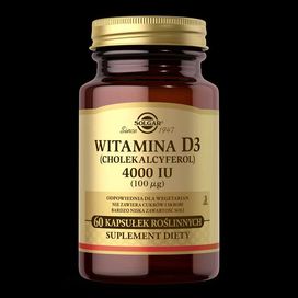 Solgar Witamina D3 4000 IU (100 mcg) 60 kaps.