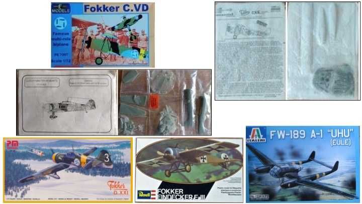 Kits 1/72 Aviões Alemães
