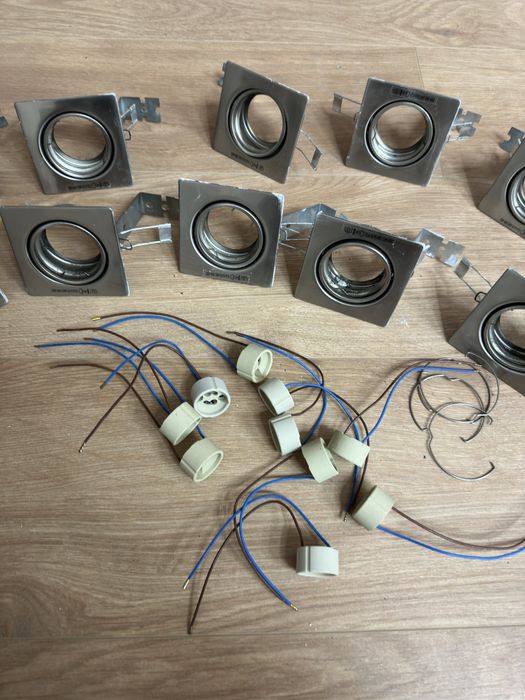 Lampy sufitowe wpuszczane 12 sztuk cena za calosc
