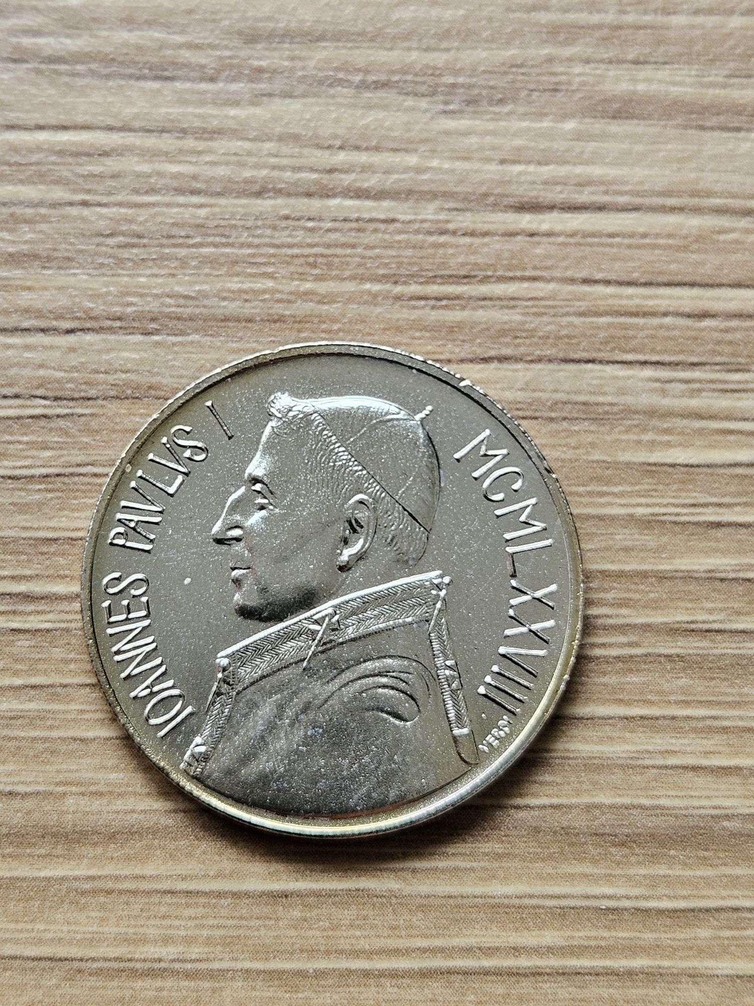 1000 lirów 1978, Jan Paweł I, Watykan,  srebro