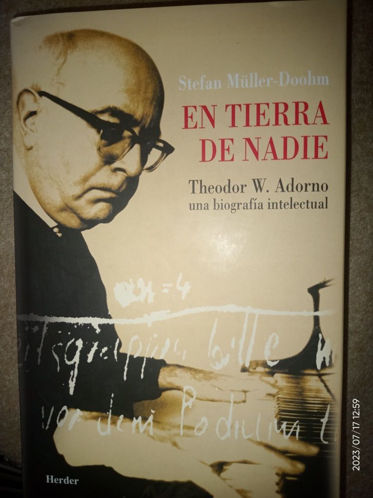 En terra de nadie Stefan Muller Doohm,figuras del desasosiego moderno