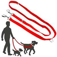 Przepinana regulowana SMYCZ dla PSA psów TRENINGOWA TAŚMA 5m długa