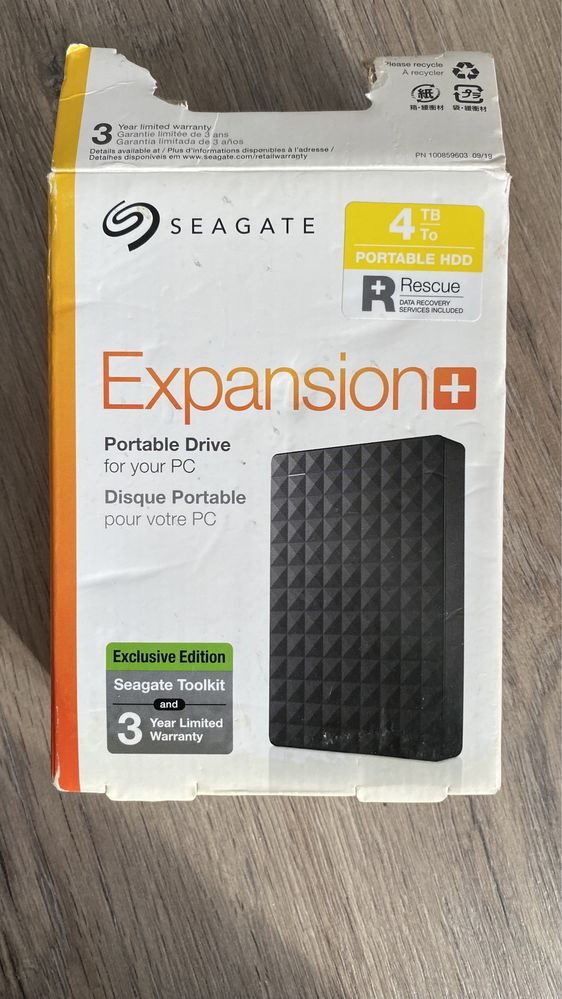 Disco externo seagate 4Tb