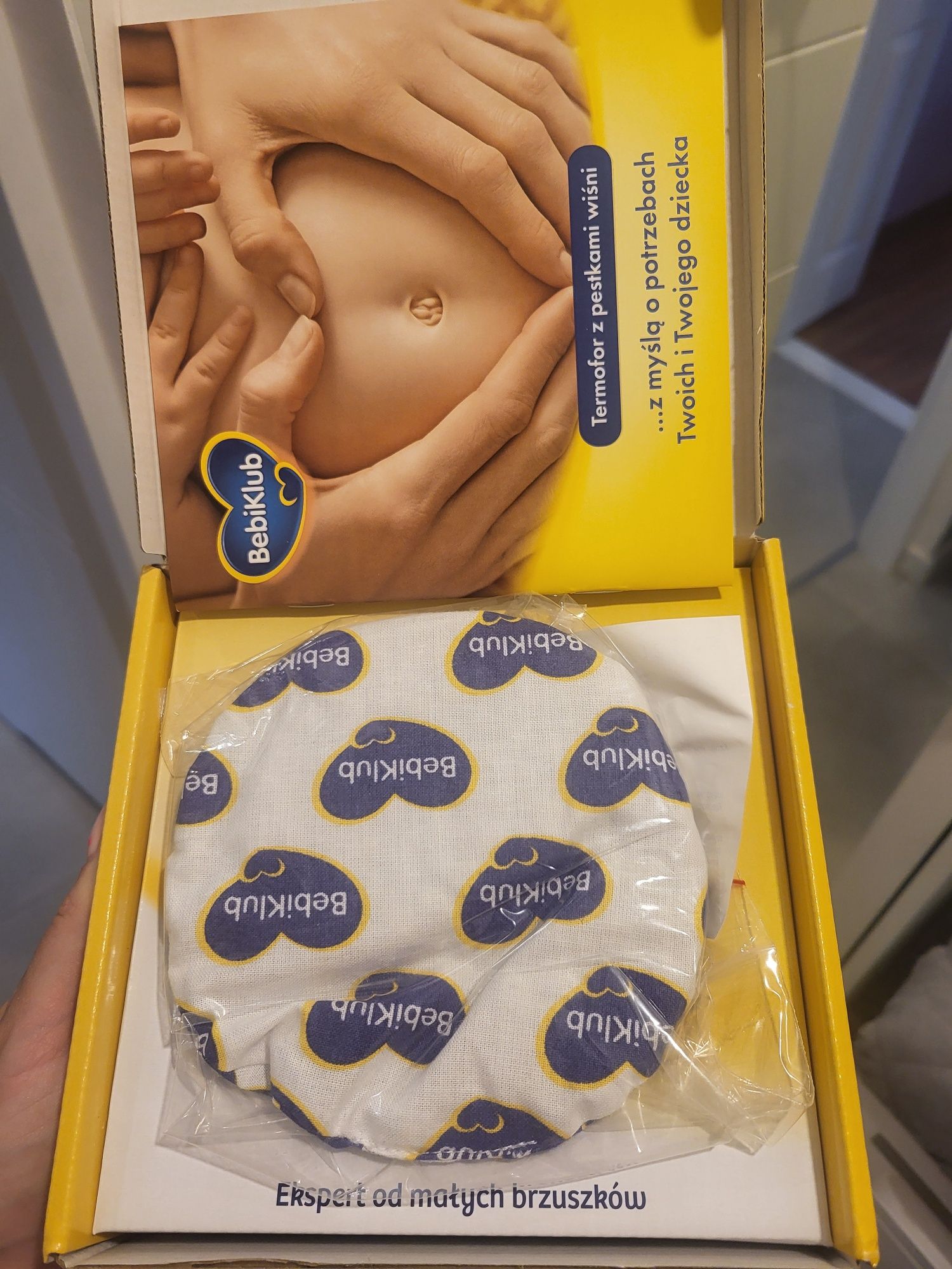 Termofor z pestek wiśni nowy Bebiko