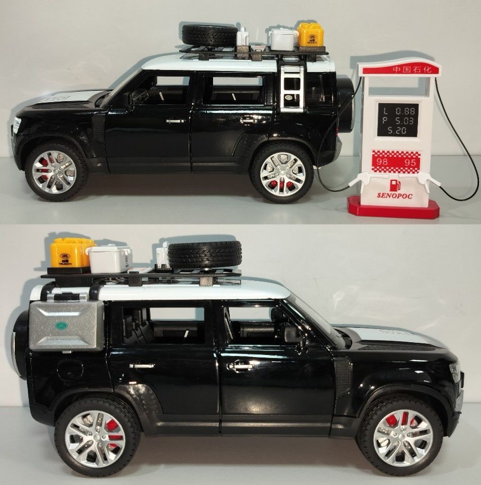 Range Rover Land Rover Defender 110 модель 1:24 CHE ZHI звук и све