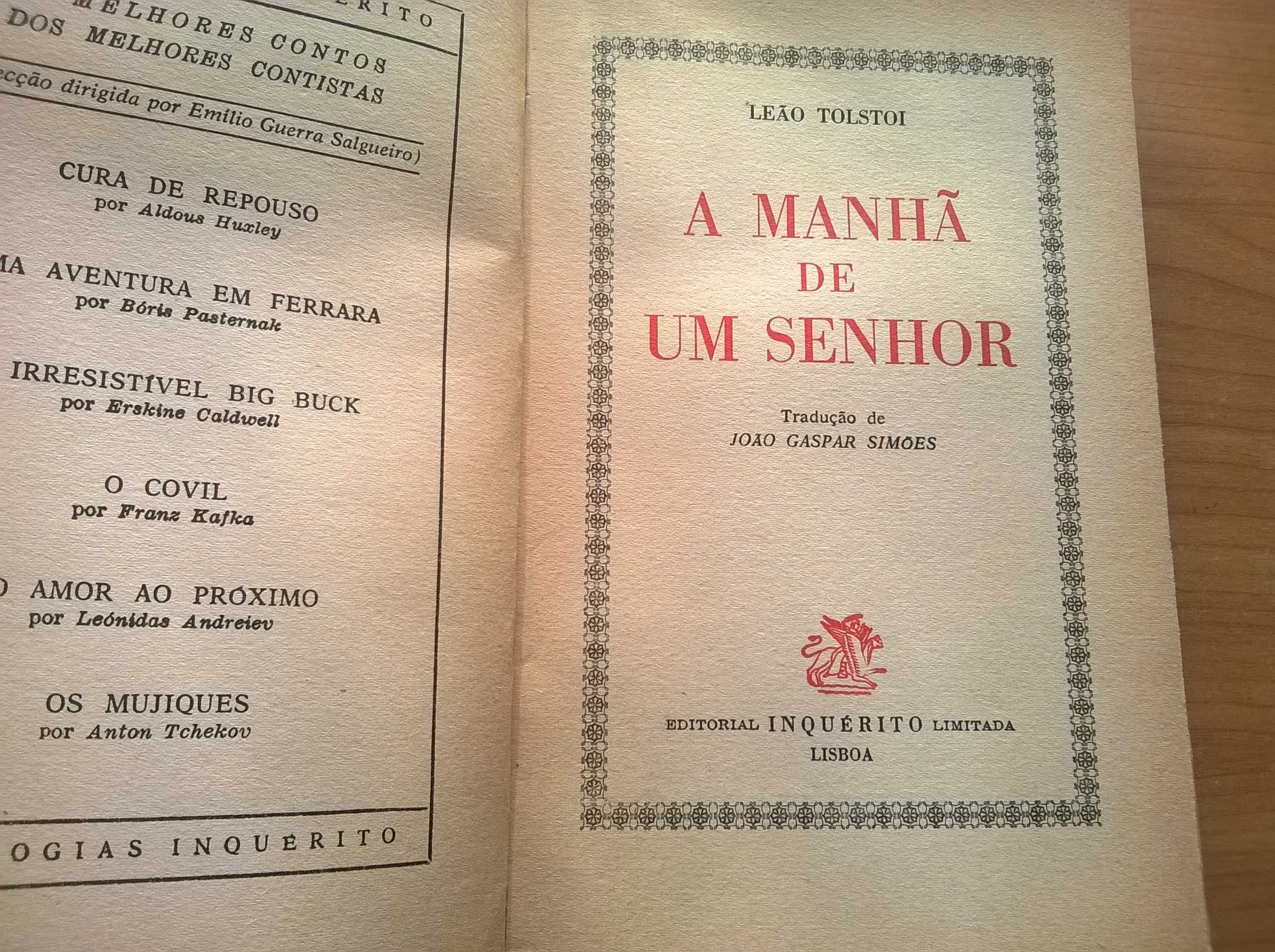 A Manhã de um Senhor - Leão Tolstoi