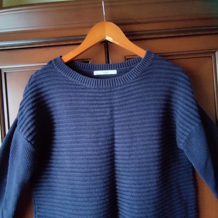 Свитер-туника синий р.50-52