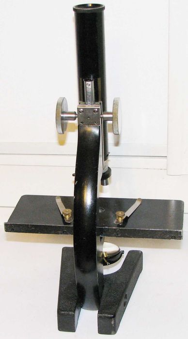 Mikroskop trychinoza diagnostyka 40x 100x  długi stół Rathenow