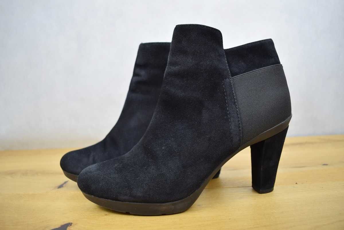 Geox Respira, Boots, botki skóra naturalna (39)