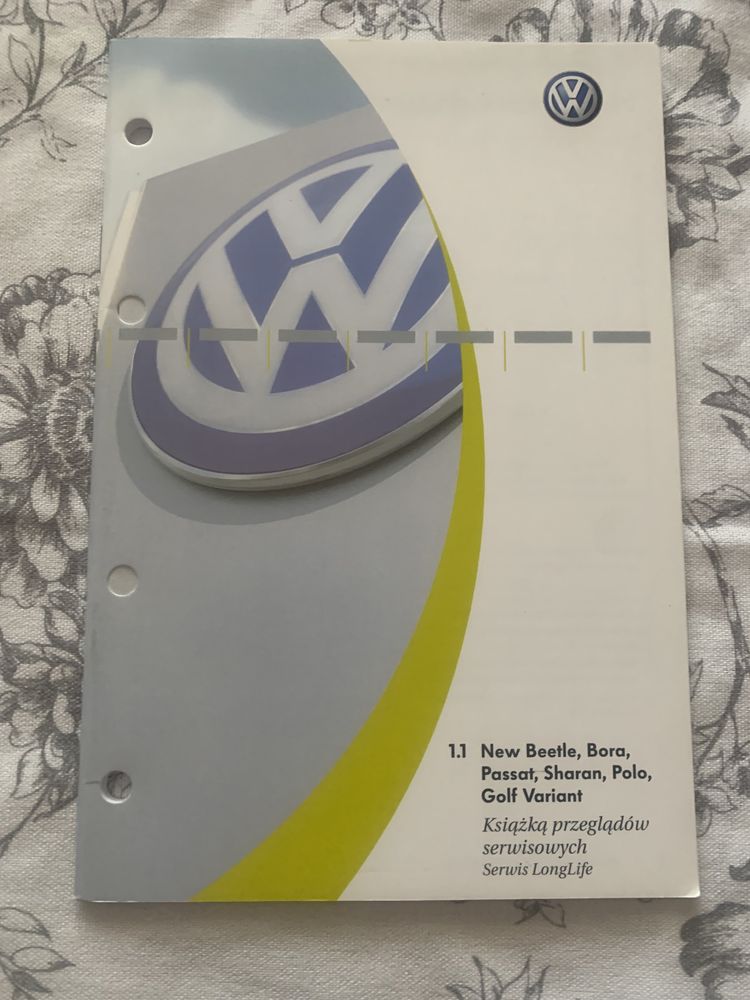 Książka serwisowa VW Bora Passat Golf…