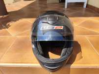 Kask motor skuter czarny mat