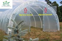 Folia ogrodnicza tunelowa ze sznurkiem, zgrzewanie sznurka na  wymiar