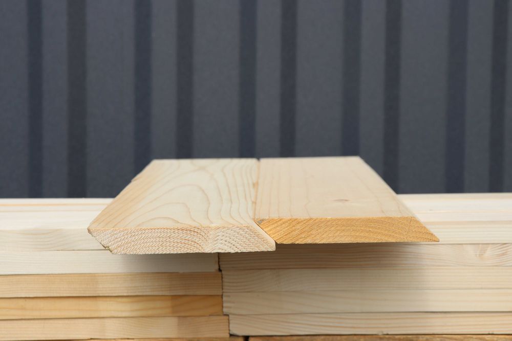 Блок хаус Дошка на підлогу Вагонка Планкен Фальш брус  Модрина терасна