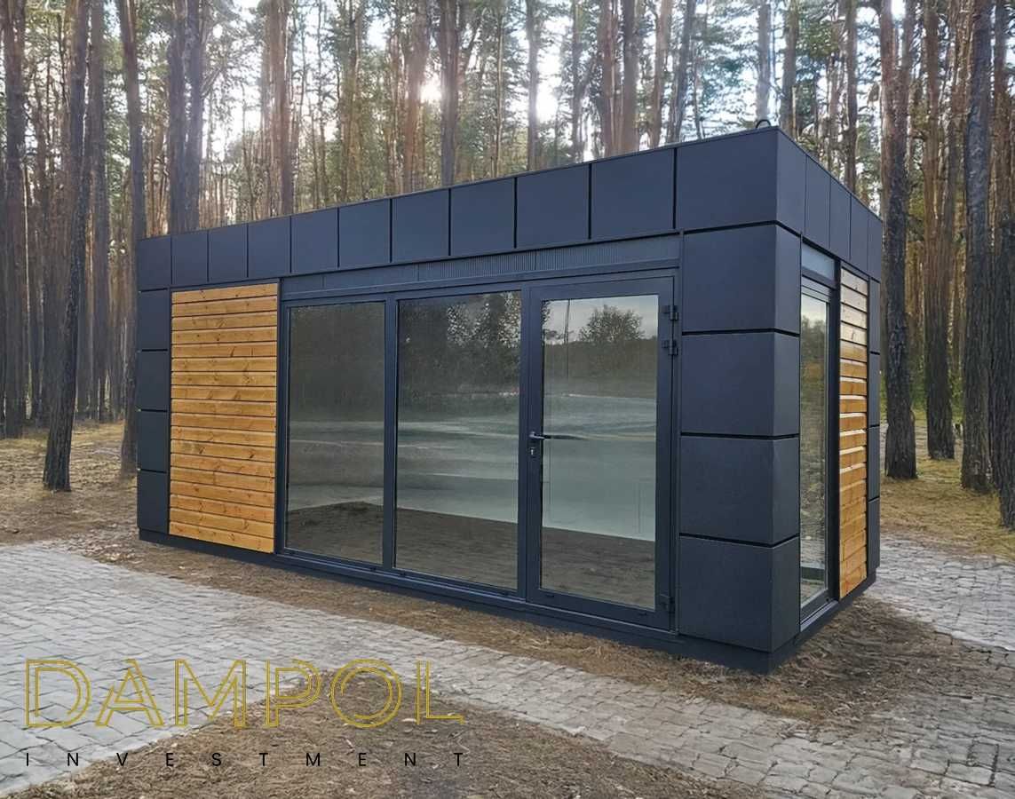 Pawilon kontener 700x300 biurowy ,handlowy, szybka realizacja