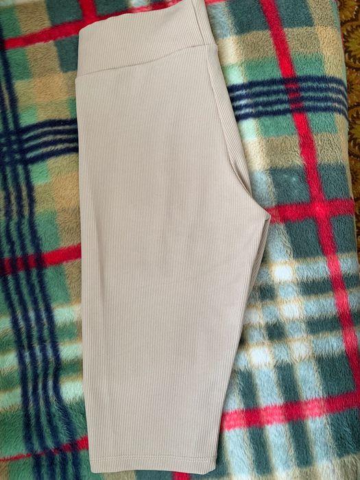 Велосипедки в рубчик бежеві розмір М