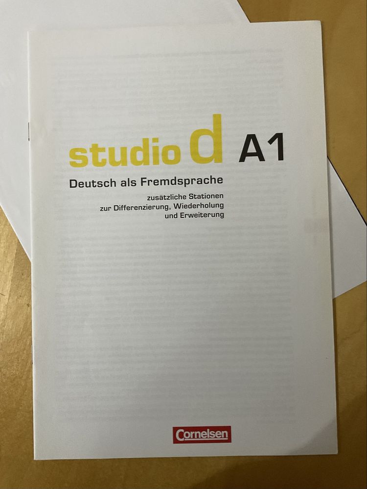 Livros/Books Studio d A1 Deutsch als Fremdsprache Kurs- und Ubungsbuch