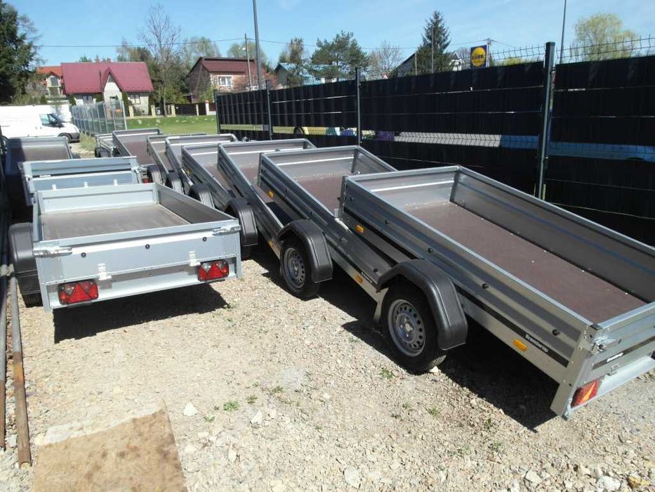 Brenderup MT3651 przyczepa laweta minikoparka walec wozidł DMC 3500 kg