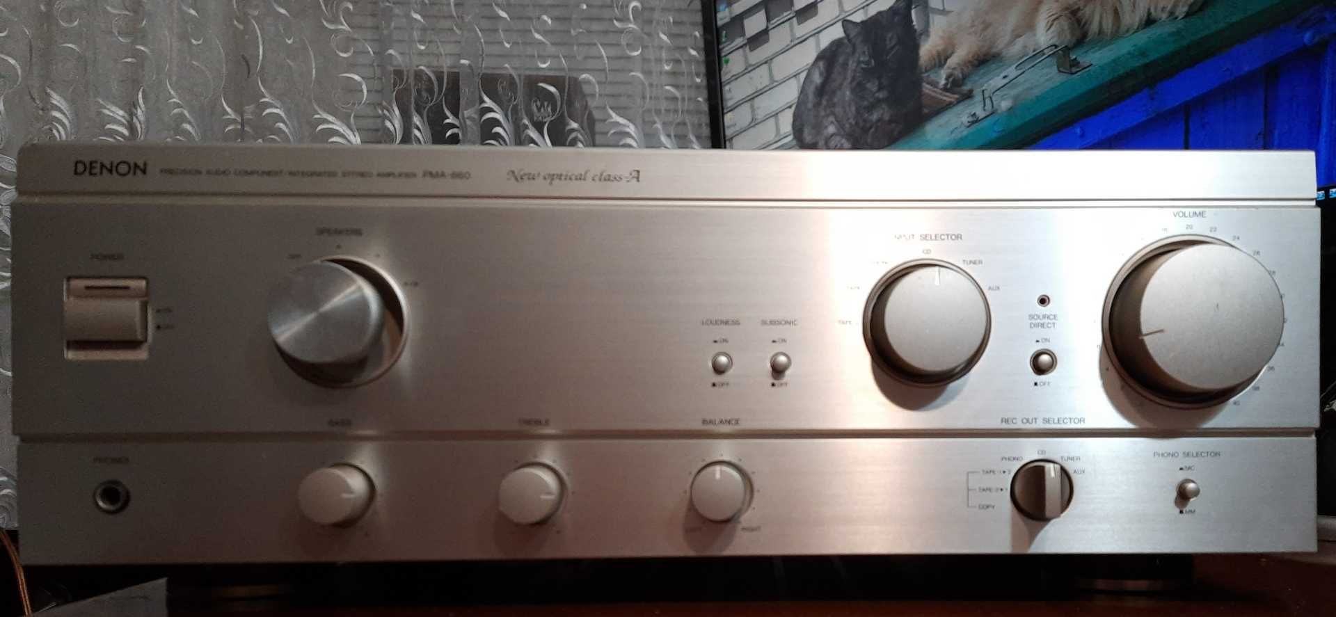 Denon PMA-860; METZ Mecasound AX 4960- стерео усилители.