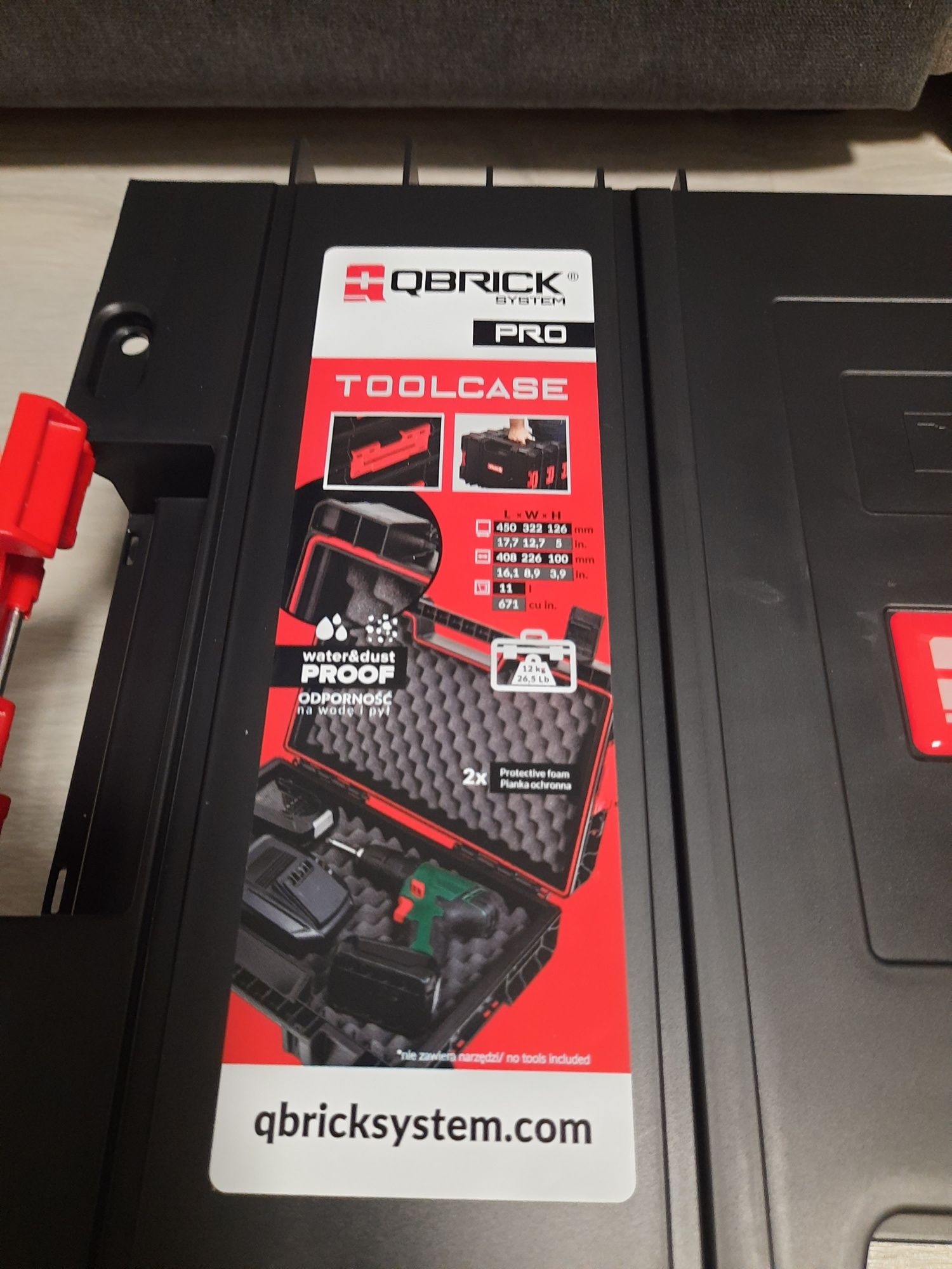 759 грн-Ящик кейс TOOLCASE от QBRICK SYSTEM для точных инструментов