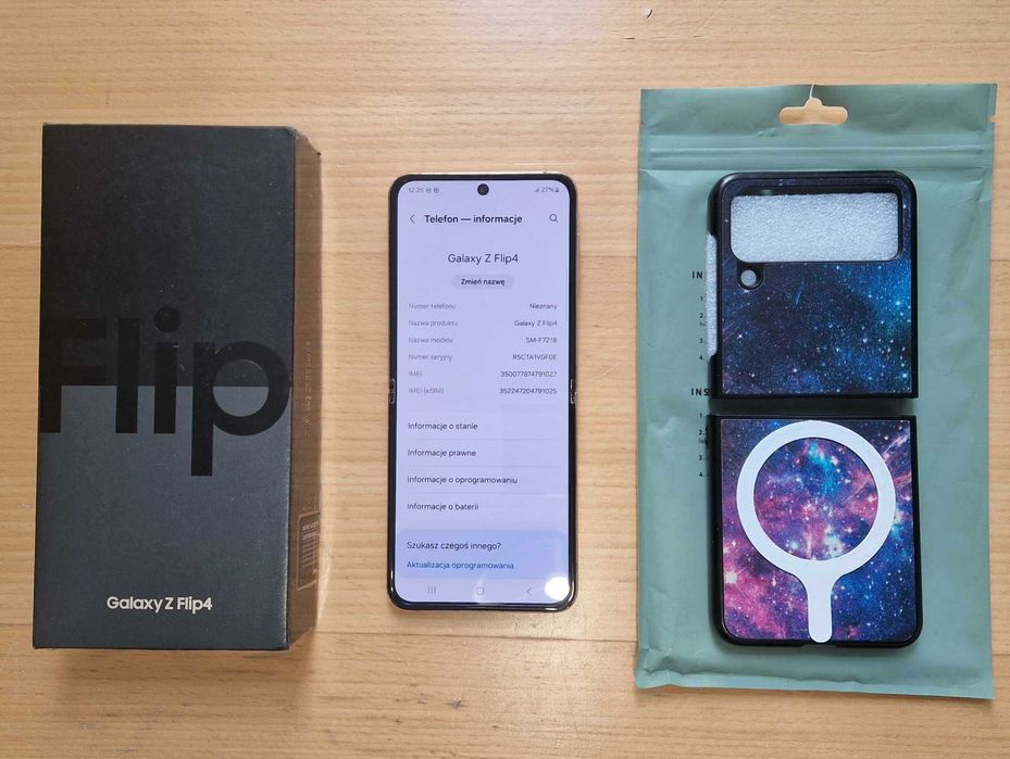 Smartfon Samsung Z Flip 4 128 GB Różowe Złoto