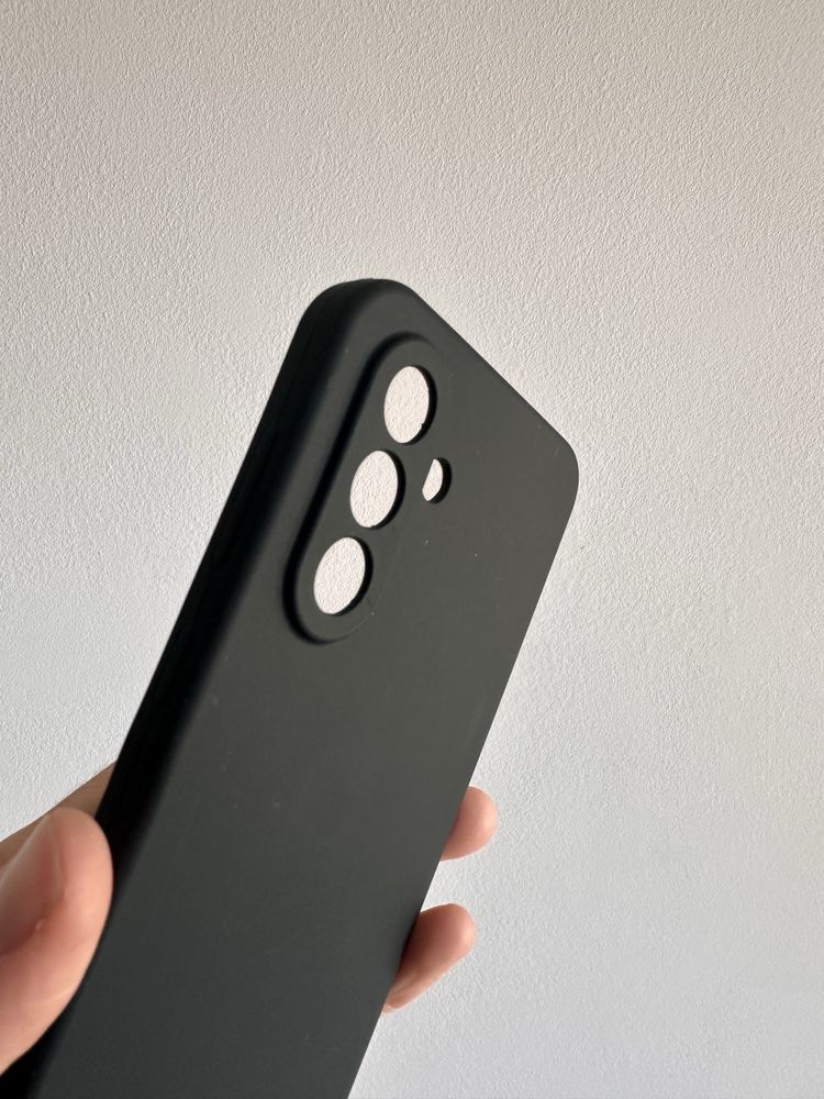 Etui Silicon 2mm czarne + SZKŁO do SAMSUNG GALAXY A36 5G
