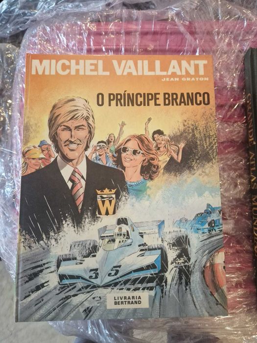 Livro Bertrand - Michel Vaillant - O príncipe branco (capa dura)