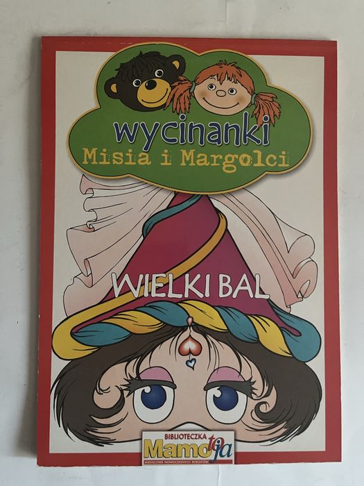 Wycinanki Misia i Margolci wielki bal Maska dla dzieci maski zwierzęta