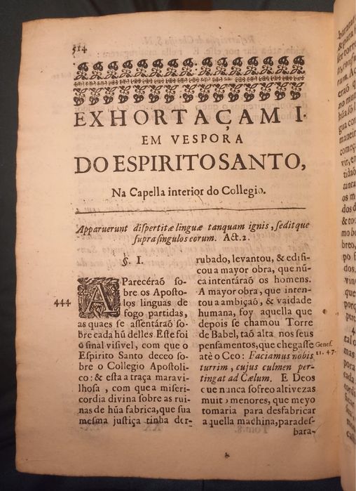 1.ª edição 1690 Sermões do Padre Antonio Vieira, Sexta Parte