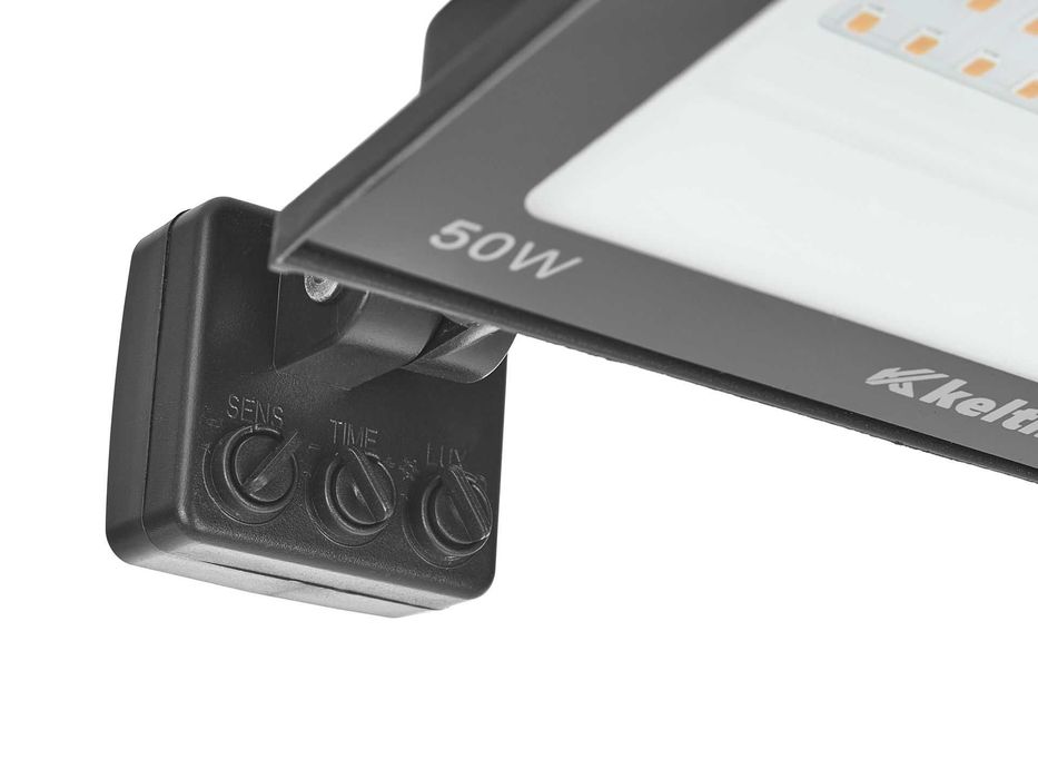 HALOGEN 50W naświetlacz CZUJNIK ruchu biały neutral zimny 6500K 1696