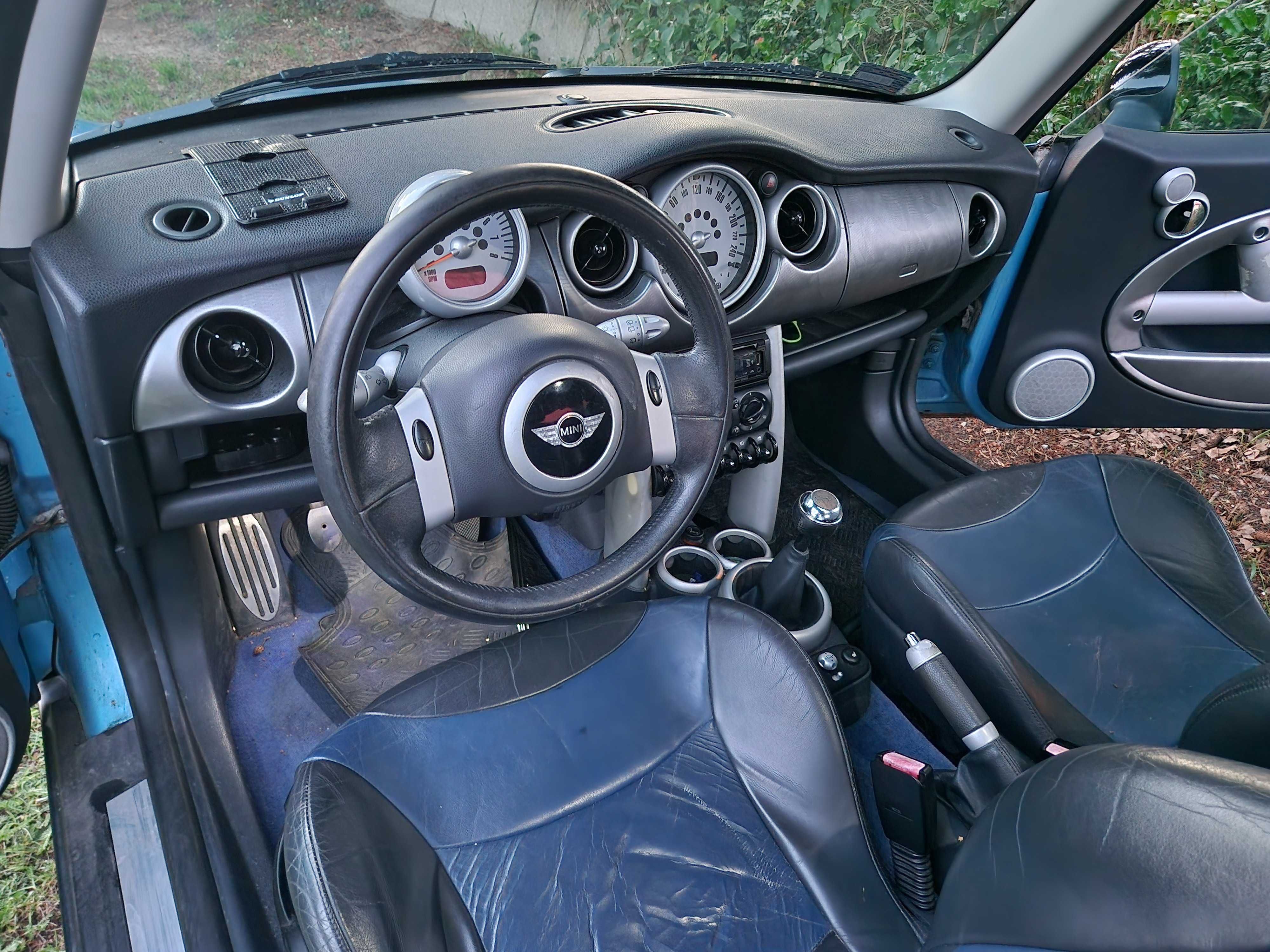 Mini cooper S R53 kompresor 2002r Electric blue.