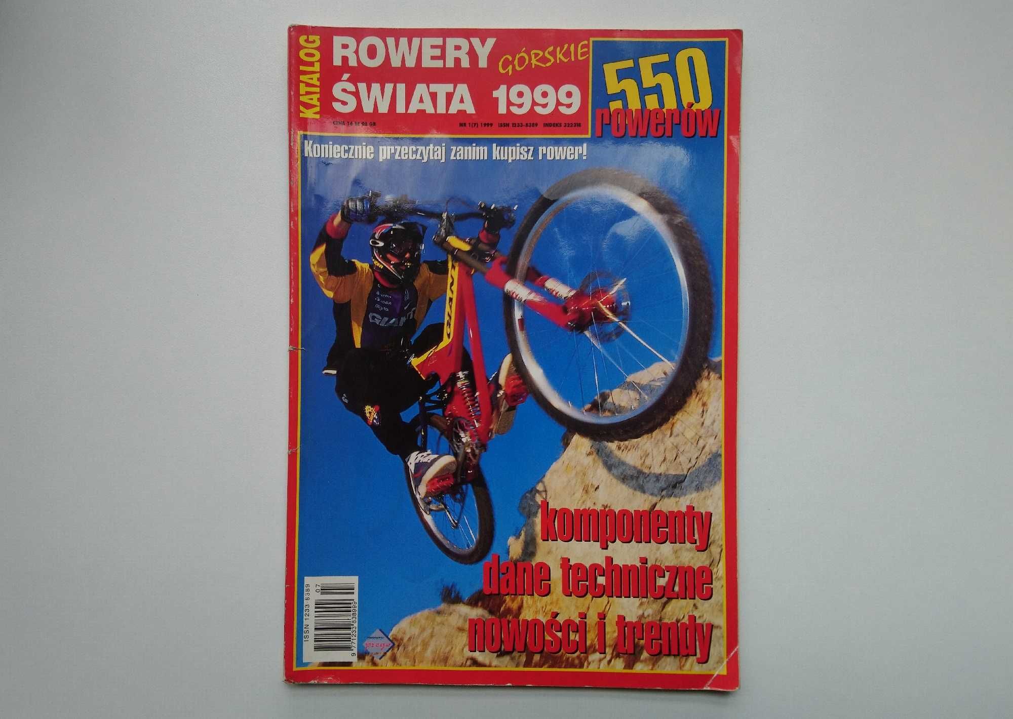 Katalog rowery górskie świata 1999 rarytas retro MTB