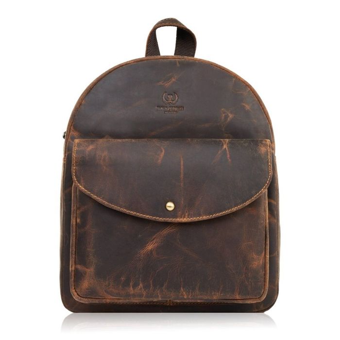 Plecak damski retro vintage brązowy T-18-BR