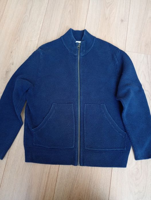 Кофта на блискавці для хлопчика Zara Розмір 130 темно-синя