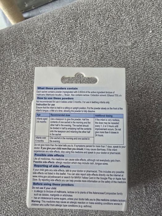 Proszek na ząbkowanie dla dzieci Ashton & parsons teething