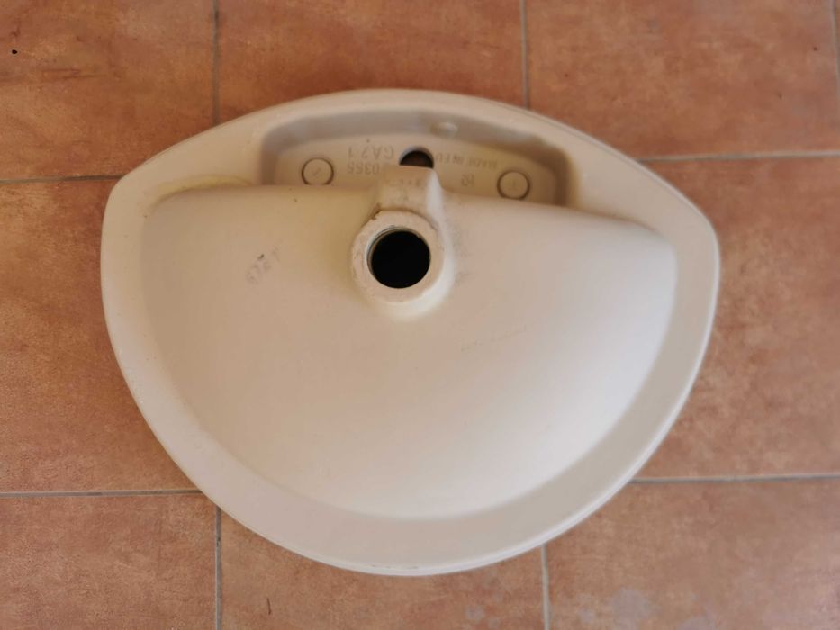 Umywalka nablatowa biała Roka Meridian nowa 60cm