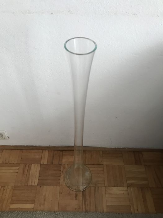 Wazon wysoki podłogowy szklany Krosno