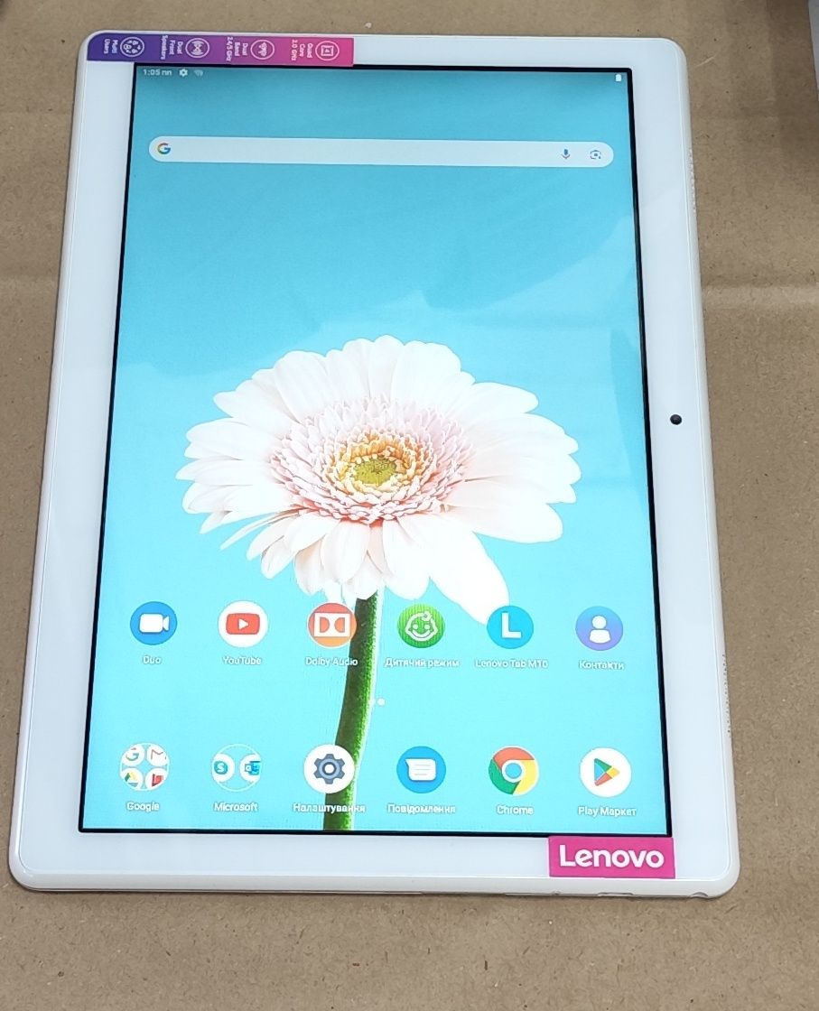 Планшет Lenovo 10 дюймів TB-X 505L 2/32 wnite