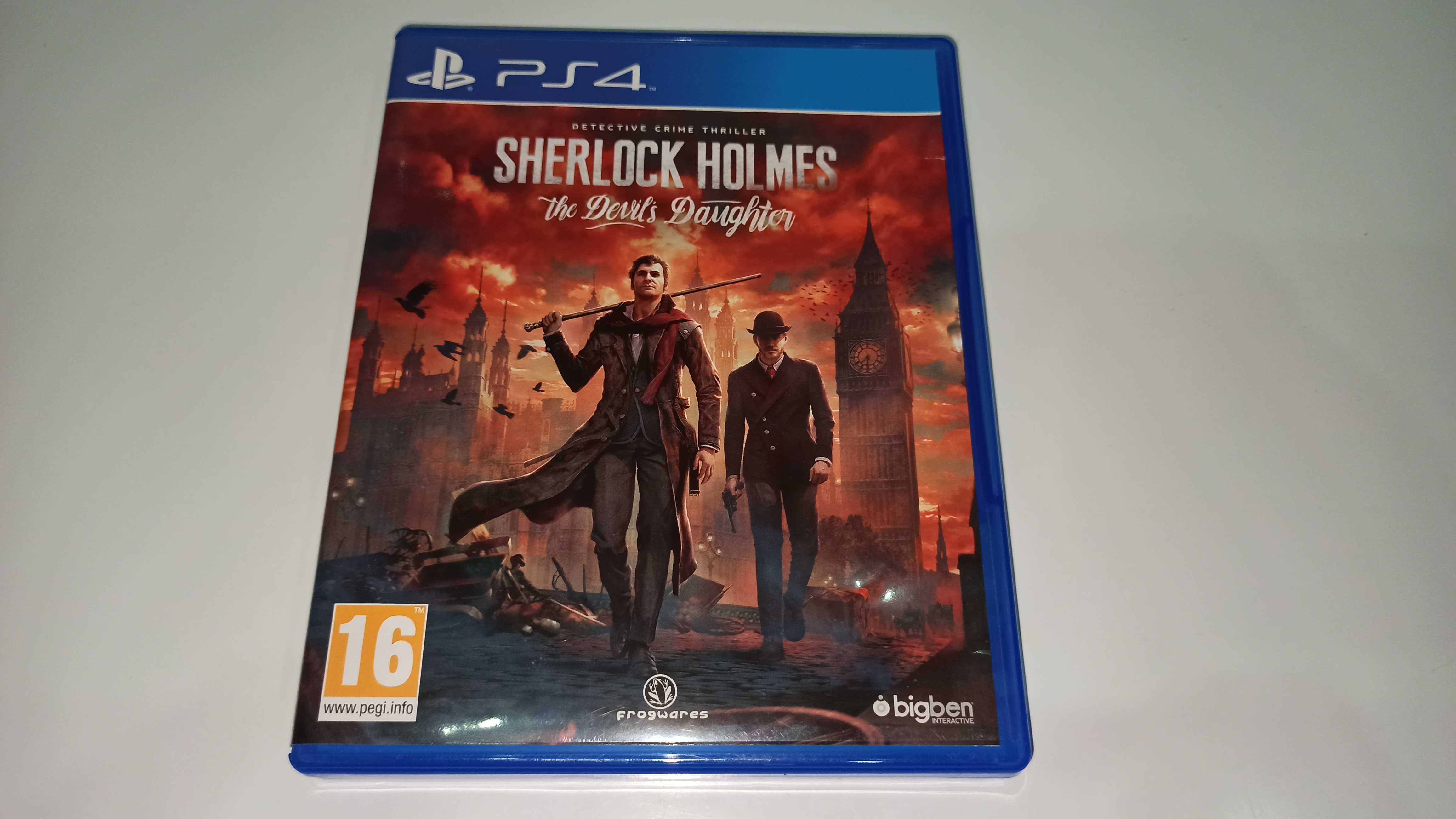 ps4 SHERLOCK HOLMES THE DEVIL DAUGHTER PL po polsku ,polska okładka,