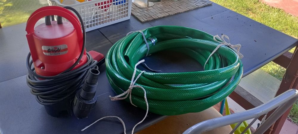 Pompa zanurzeniowa z wężem