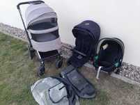 Wózek dziecięcy Cybex prima 3 w jednym plus  baza  isofix