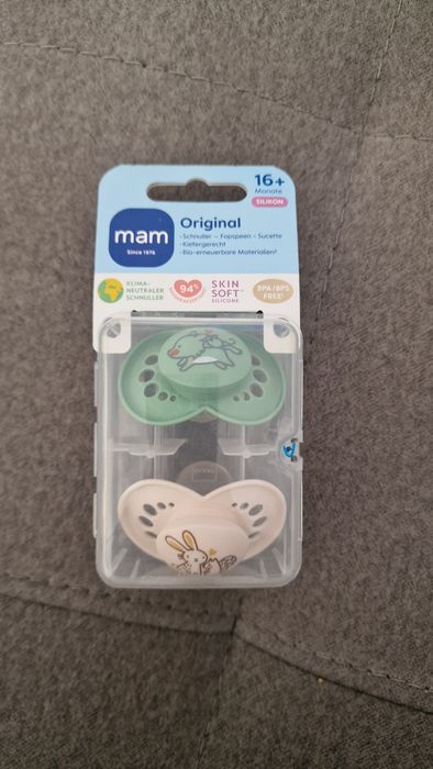 Smoczki MAM uspokajające ortodontyczne 16+ nowe