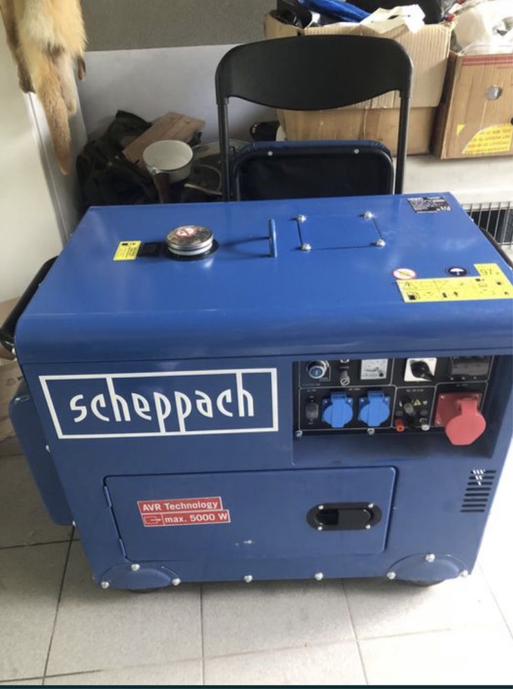 Дизельный немецкий генератор Scheppach