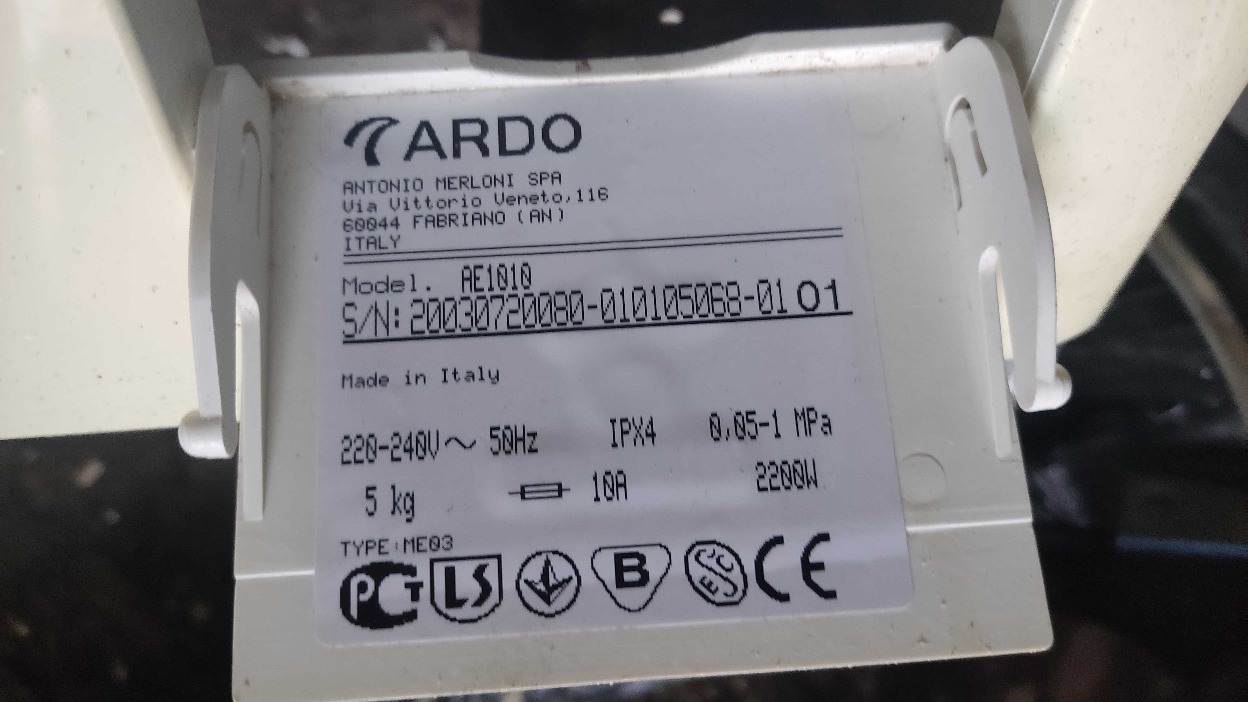 Бак задняя часть стиральной машинки ARDO AE1010 разборной