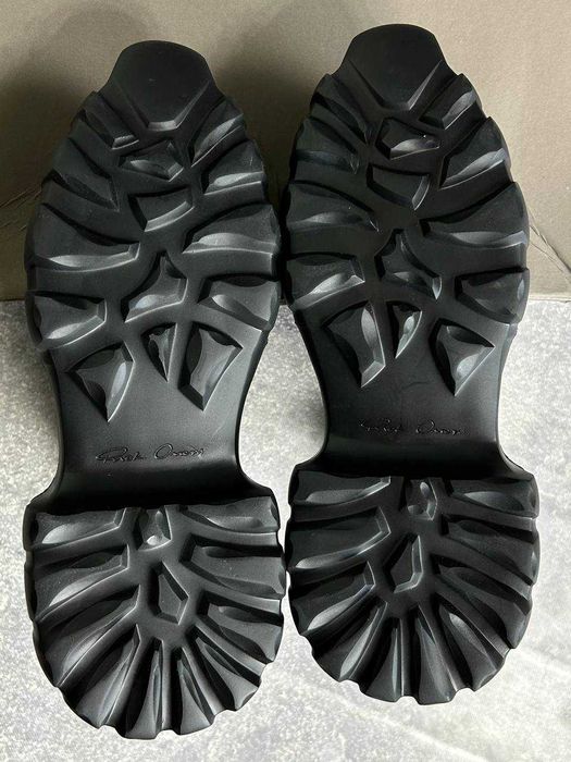 Rick Owens Tractor boots black черевики чоботи чорні ботинки черные