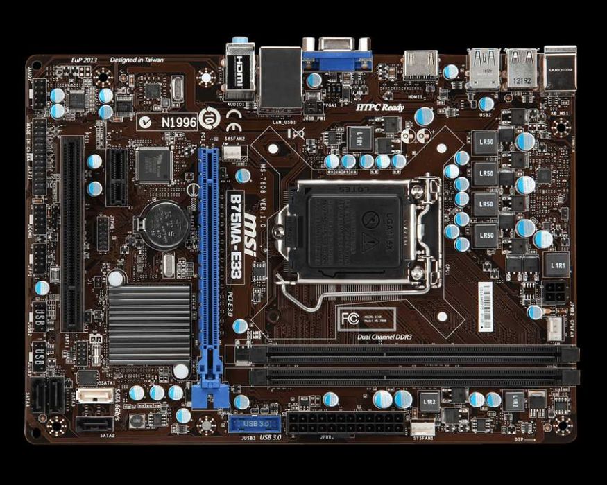 Motherboard LGA 1155 + 8 gb ddr3 + Intel i5-3570T 4c 45w